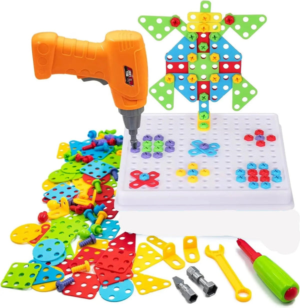 Creative Drilling Toy With Screwdriver Tool Playset (249 Pcs)