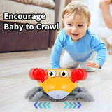 Interactive Musical &  Sensor Crawling Crab Toy