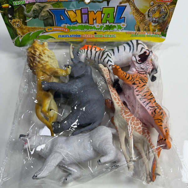 Wild Animals Action Figures Set