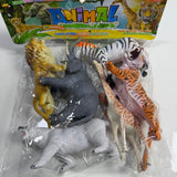 Wild Animals Action Figures Set