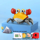 Interactive Musical &  Sensor Crawling Crab Toy