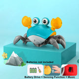 Interactive Musical &  Sensor Crawling Crab Toy