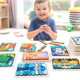 Kids Montessori Educational Wooden Puzzles