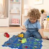 Kids DIY Puzzle Rail Car Adventure Track Set (13 Pcs)