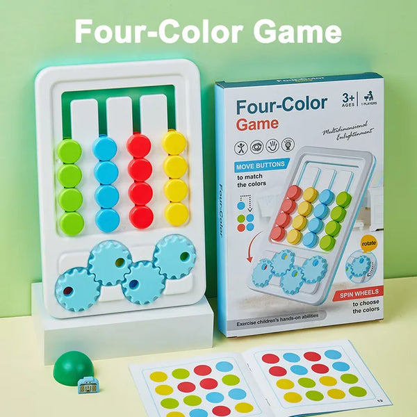 Color Matching Slide Puzzle Toy