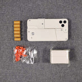 iPhone Nerf Glock Toy (White Color)