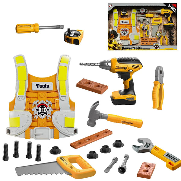21 PCS Pretend Play Toddler Tool Set