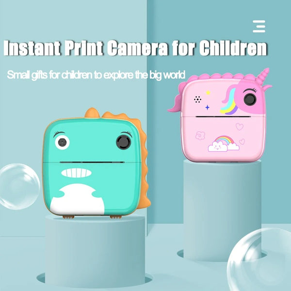 Kids Instant Print Camera - With 1 Extra Reel