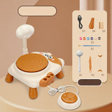 Cat shape ceramic machine toy