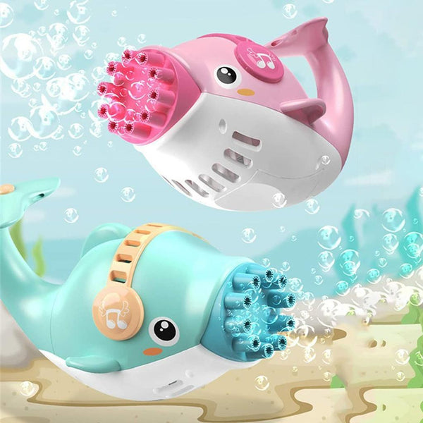 Automatic Dolphin Bubble Blaster Gun