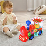 Electric Gear Train Music Light Rotation Toy