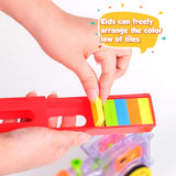 Domino Set Up Train Creative Stacking Educational Toy